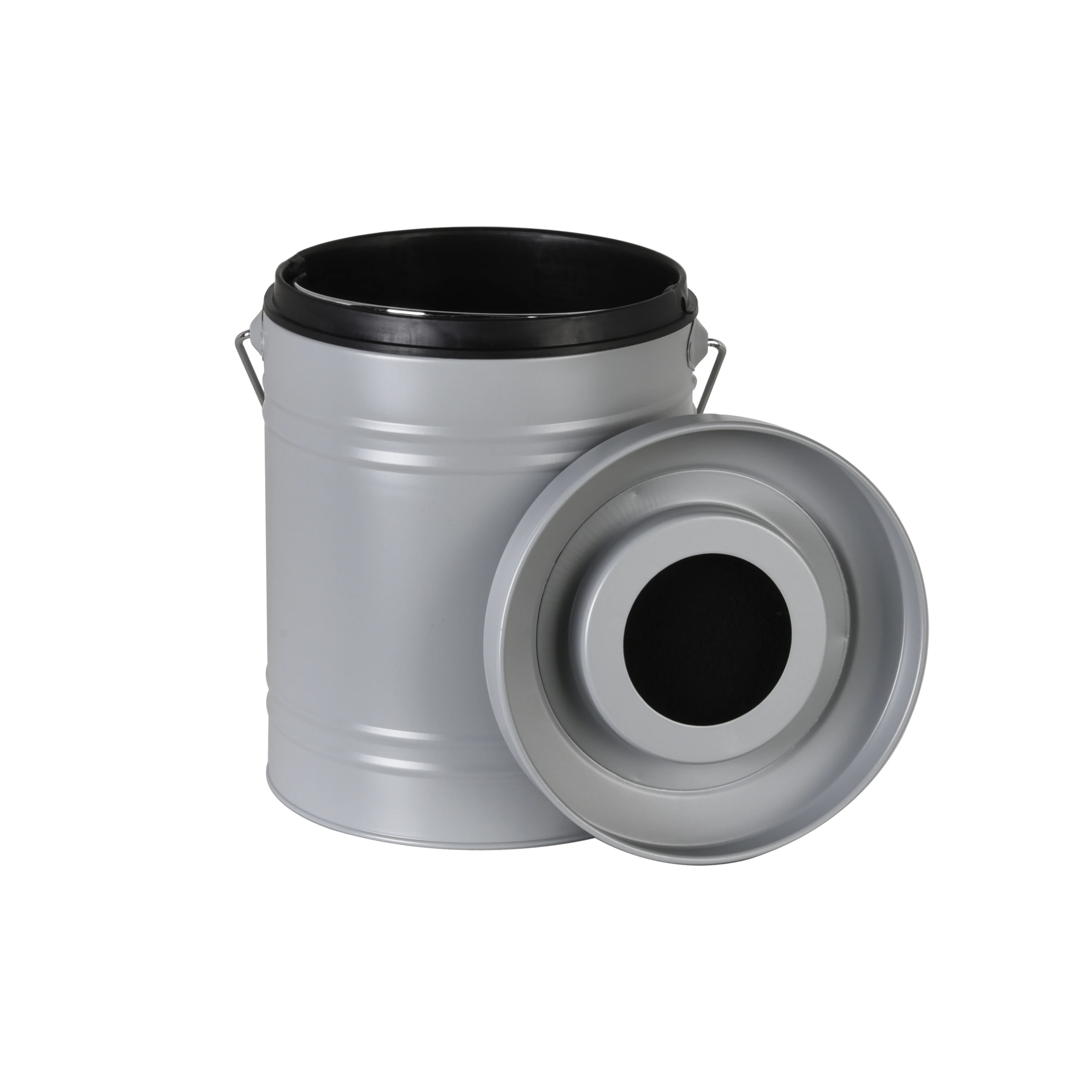 
3 Liter 5 Liter Kitchen Odor Free Compost Bin with Plastic Liner Charcoal Filters 