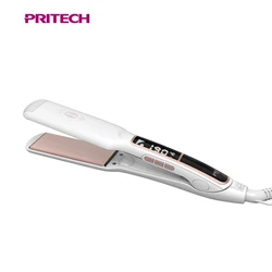PRITECH Ceramic Ionic PTC Fast Heating Flat iron LCD Display hair styling Curling Iron Hair straightener
