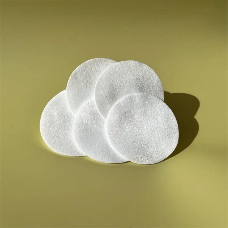 YP52 Manufacturer produce disposable nonwoven plain make up remover cotton pad