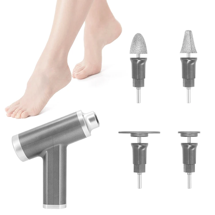 Factory Wholesale Waterproof Electronic Foot Files Pedicure Tools 4500RPM Electric Foot Scrubber Callus Remover Set For Spa Use