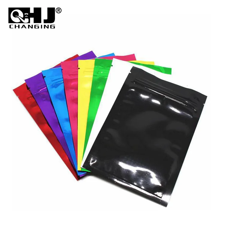 Top Quality Sealed Bags Custom Mylar Pouches with Ziplock Plastic and Aluminum Foil with Window OEM Bags