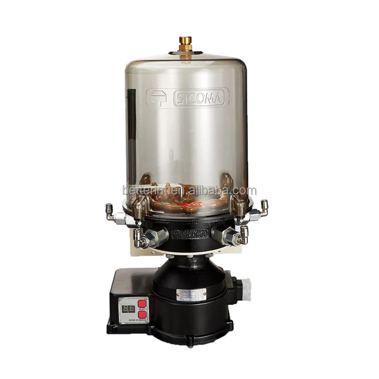 SICOMA 24V DC Electric Grease Lubrication Pump with 4 Outlets