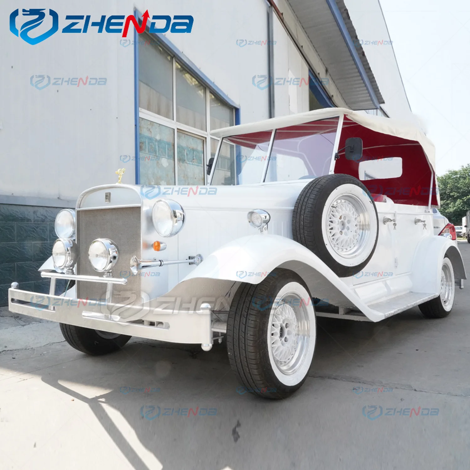 Factory direct sale classic fashion lithium battery golf cart/brand new discount mini classic car