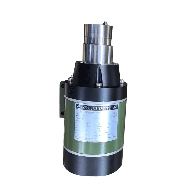 Small Miniature Stainless Steel Magnetic Drive Gear Pump Gear Oil Pump External Drive Micro Gear Pump