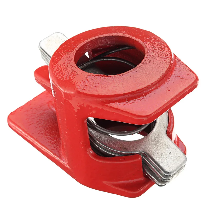 3/4 Inch Pipe Clamp Woodworking Heavy Duty Vertical Fixed Steel Woodworking Clamp