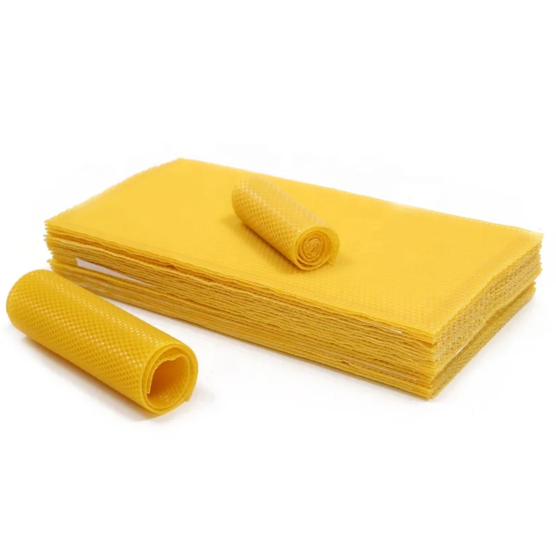 Factory Price Wholesale Natural Beeswax Sheet Pure Beeswax Foundation Sheet for making candle