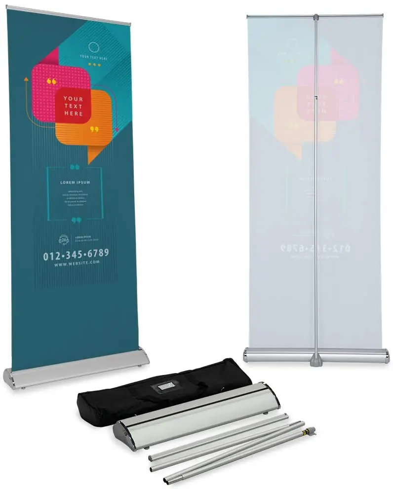 Luxury Custom Logo Digital Printing Retractable Roll Up Banner for