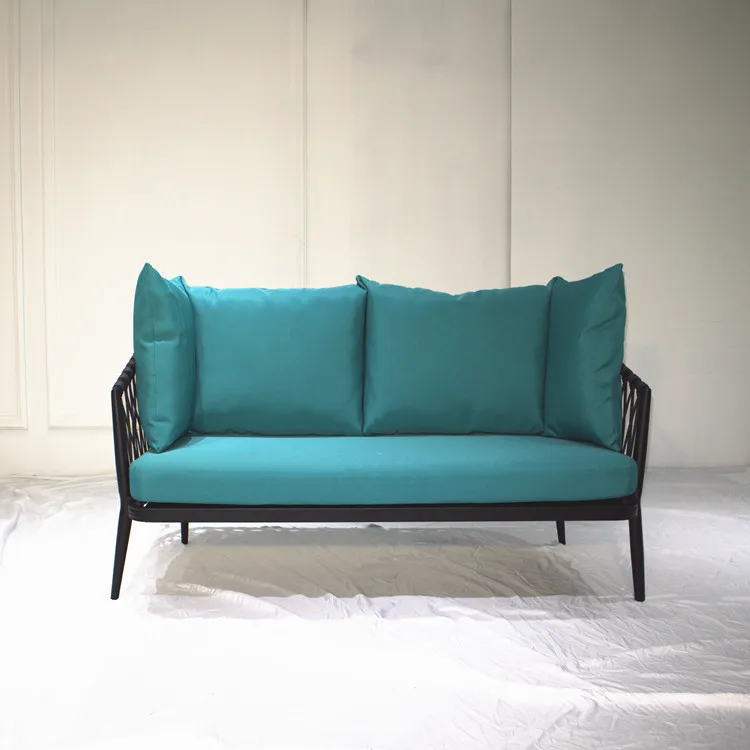 best seller  house furniture plastic wicker sofa set rattan patio living room modern furniture