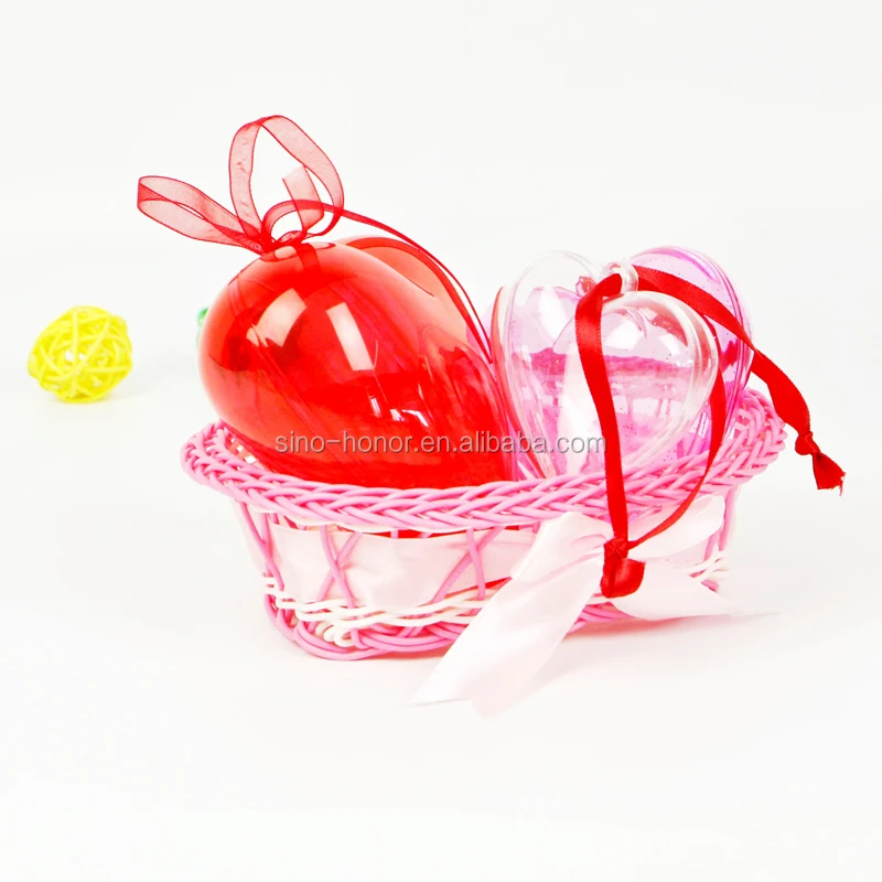 Пластиковая коробка в виде сердца для Дня Святого Валентина