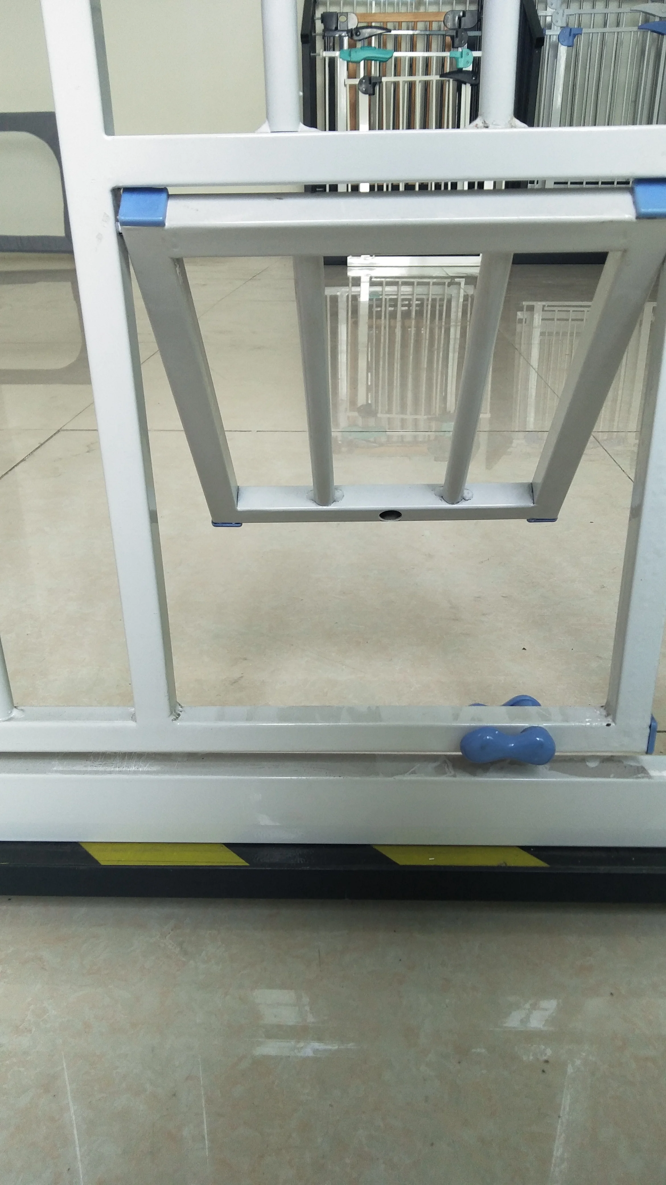 EN1930 расширяемые безопасные железные ворота для домашних животных с дверью, очень высокие ворота для собак