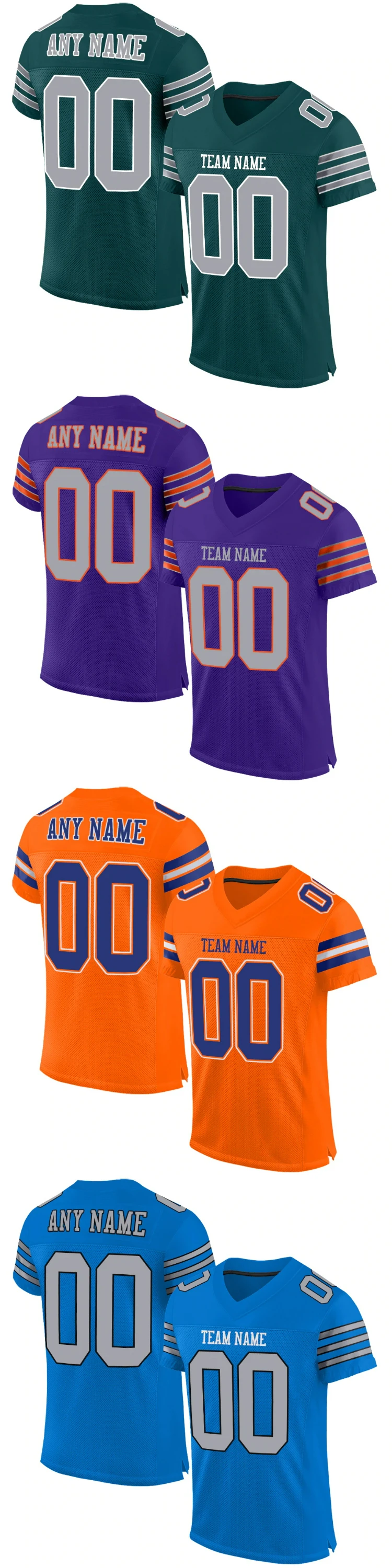 2022 Custom New Stitched American Football Jersey Denver Bronco #3 Russell Wilson Vapor Limited Jersey