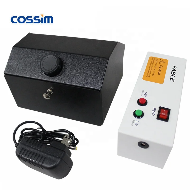 FUV-4 Gem Fable Brand UV Light Lamp Larger Viewer Fluorescent Box UV Lamp for Jewelry Identification & Testing Tool