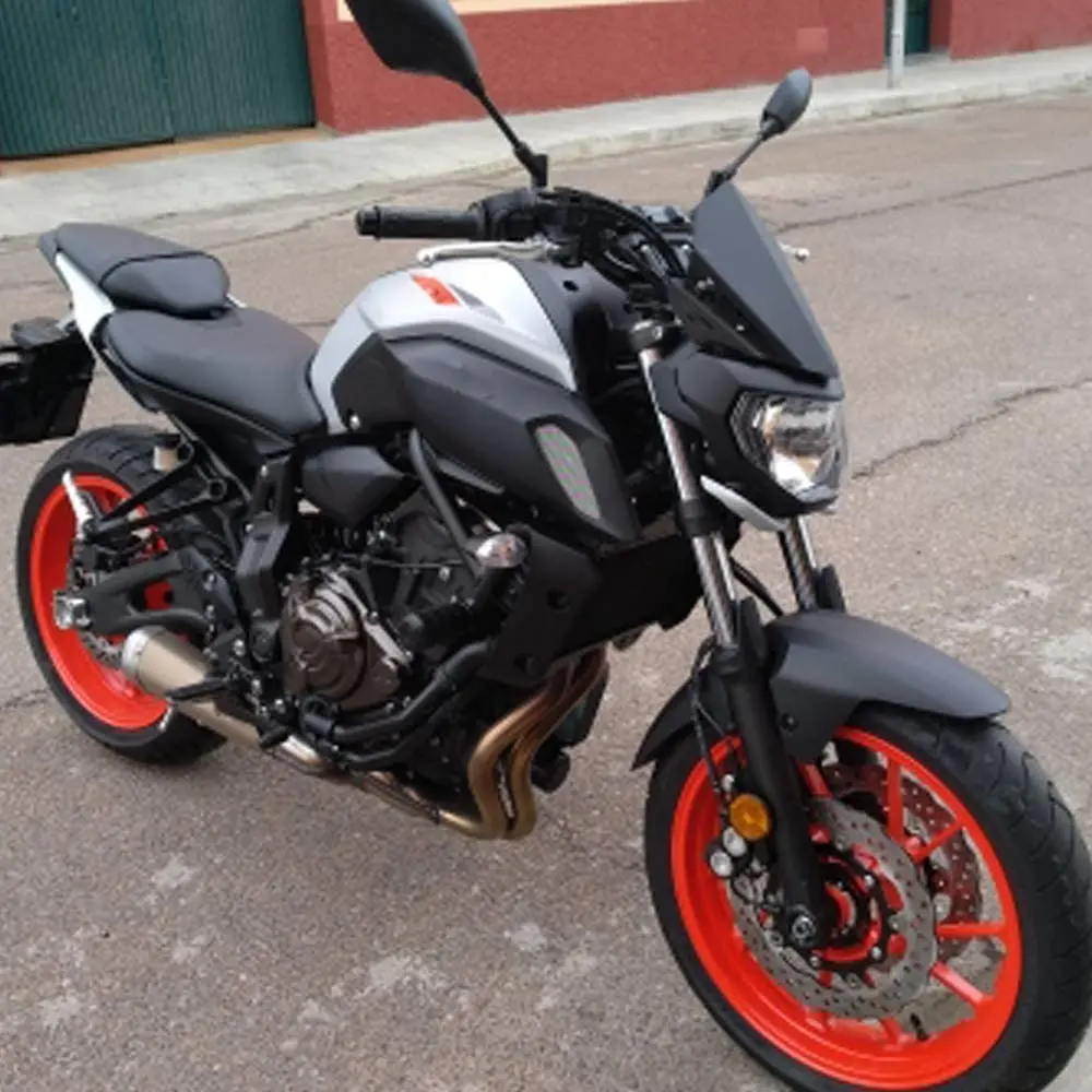 Ruizhi Motorcycle Windshield Windscreen Aluminum Kit Deflector for MT09 FZ09 FZ09 FZ-09 FZ 09 Customize Size