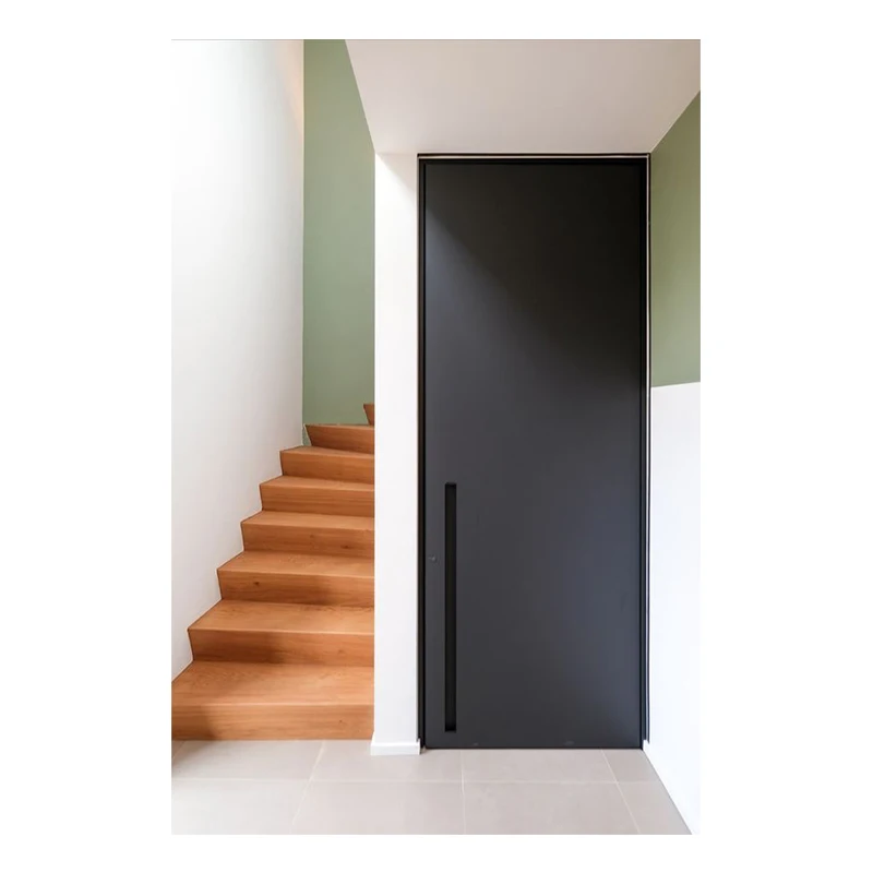 Customized aluminum frame wooden door modern design invisible secret door adjustable hidden invisible concealed door
