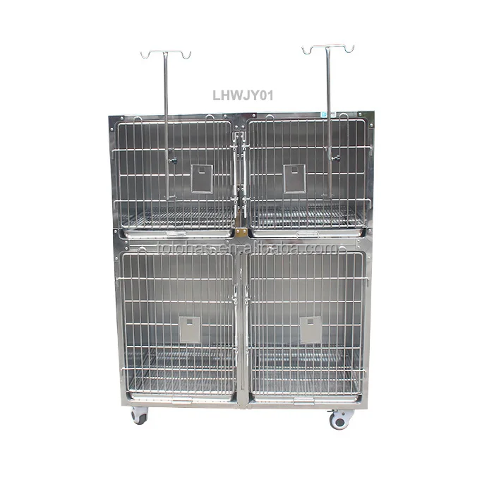 Customizable Pet Hospitalization Cage Good Quality Vet Hosapital Stainless Steel Animal Cages