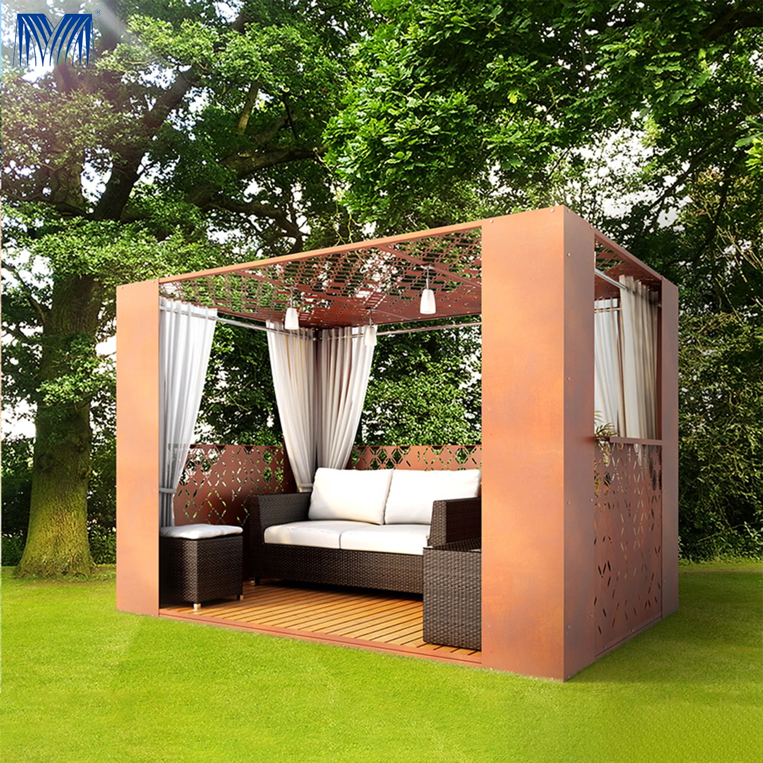 5x3 aluminium wood arches arbours bridge bioclimatic waterproof canopy motorized automatico 6x3 louvered gazebos pergola