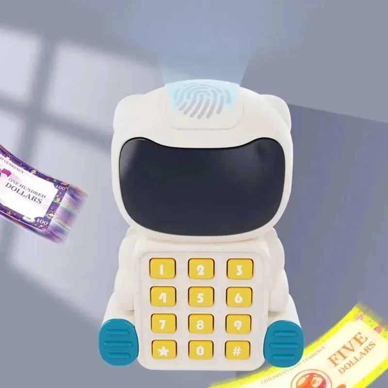 2023 New Kids Electronic Money Box Fingerprint Piggy Bank Toys Atm Bank Toy For Children