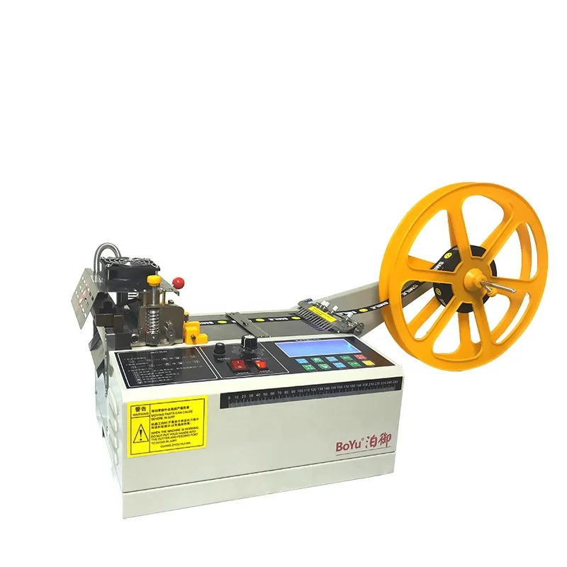 wide tape cutting machine for garment production webbing zipper string cutting machine