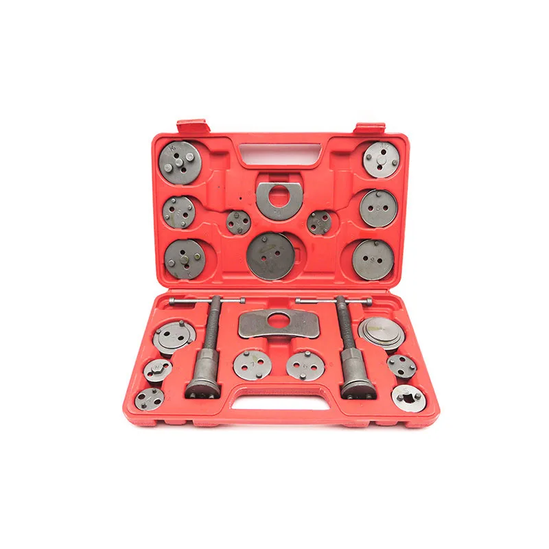 brake pad adjustment tool set Heavy Duty Disc Brake Piston Caliper Tool Set and Wind Back Kit Brake Piston Wind Back Set  21 pcs