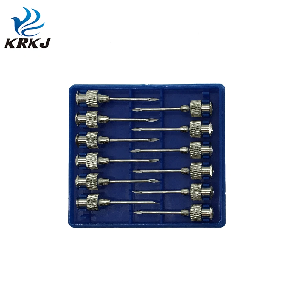 KD405 medical 18g injection veterinary hypodermic reusable metal needle for poultry pig