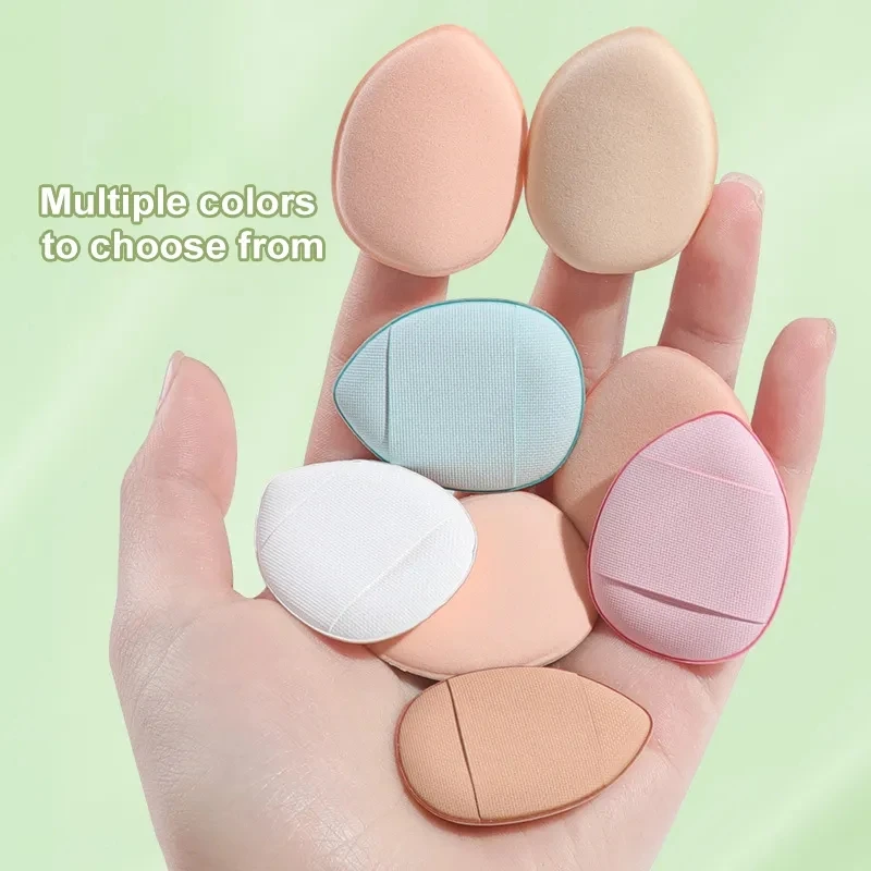 Mini Size Powder Puff Makeup Concealer Foundation Cosmetics Sponge Puff Finger Makeup Wet Dry BB Cream Applicators