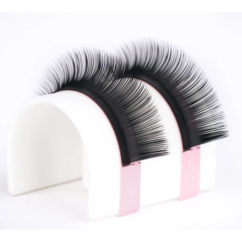 Hot Selling Custom Logo Korean PBT 0.05 0.07cc Lashes Silk Mink Volume Eye Lash Extension Trays