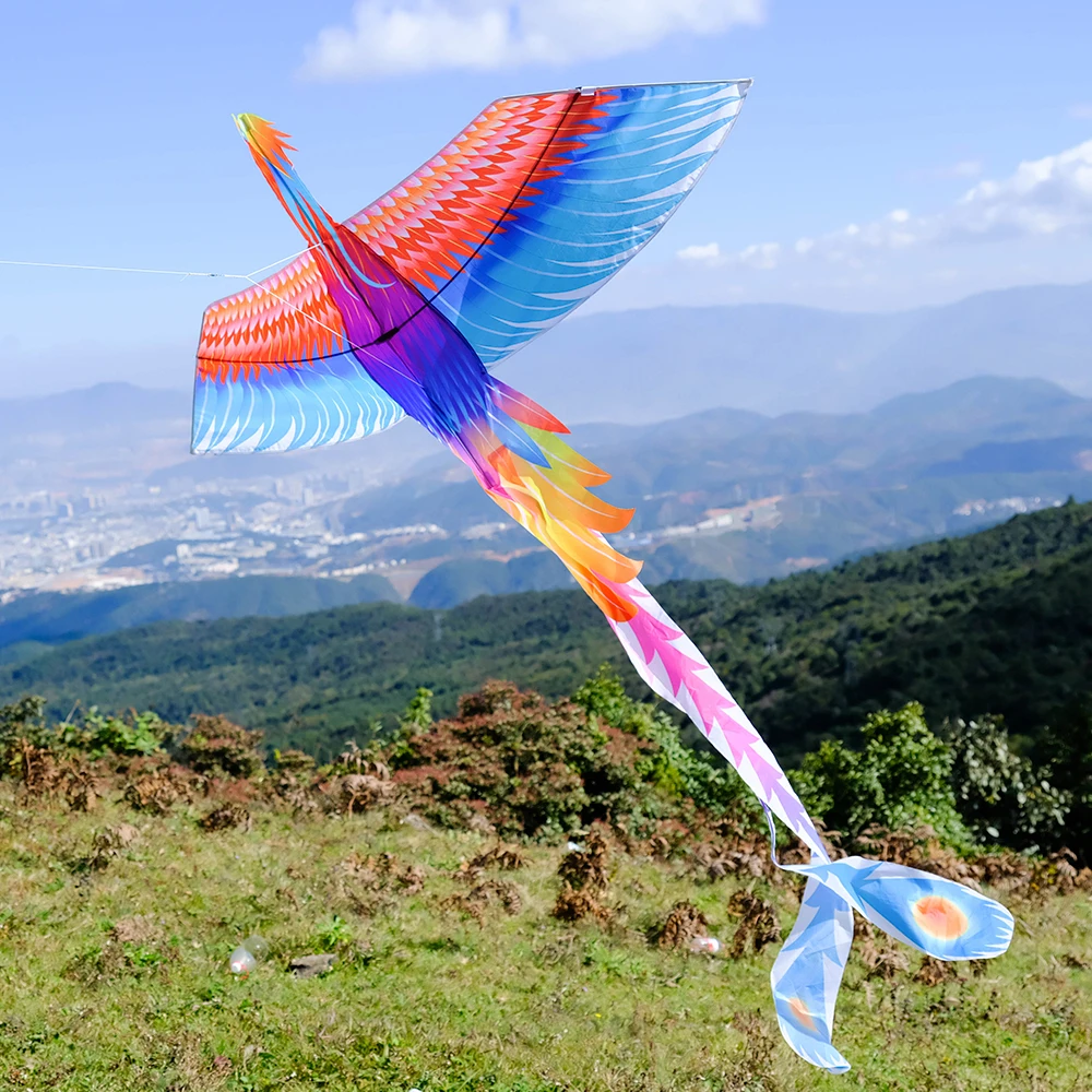 High Quality Hot Sale Phoenix Kite New Design Wholesale Factory Direct Sale Polyester Kites Fiberglass Frame China OEM Customize