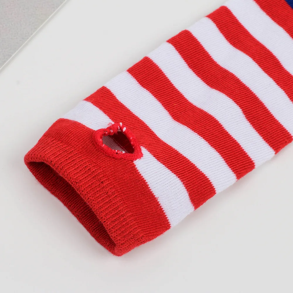 4th of July Independence Day Stars Stripe Thigh Socks Gloves Women Stockings American Flag Stockings Over the Knee Socks