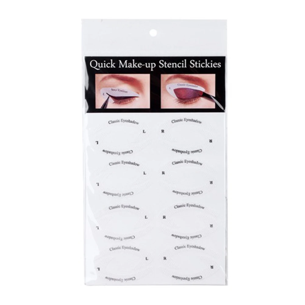 Eyeliner eye shadow sticker molds stencil kits Quick eye makeup stencils perfect  Cat eye shadow stencil stamp kit