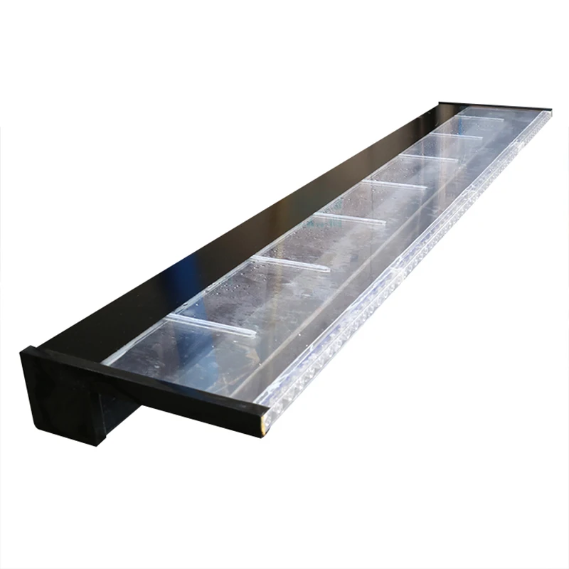 Wall mounted water feature water blade pool fountains and waterfalls