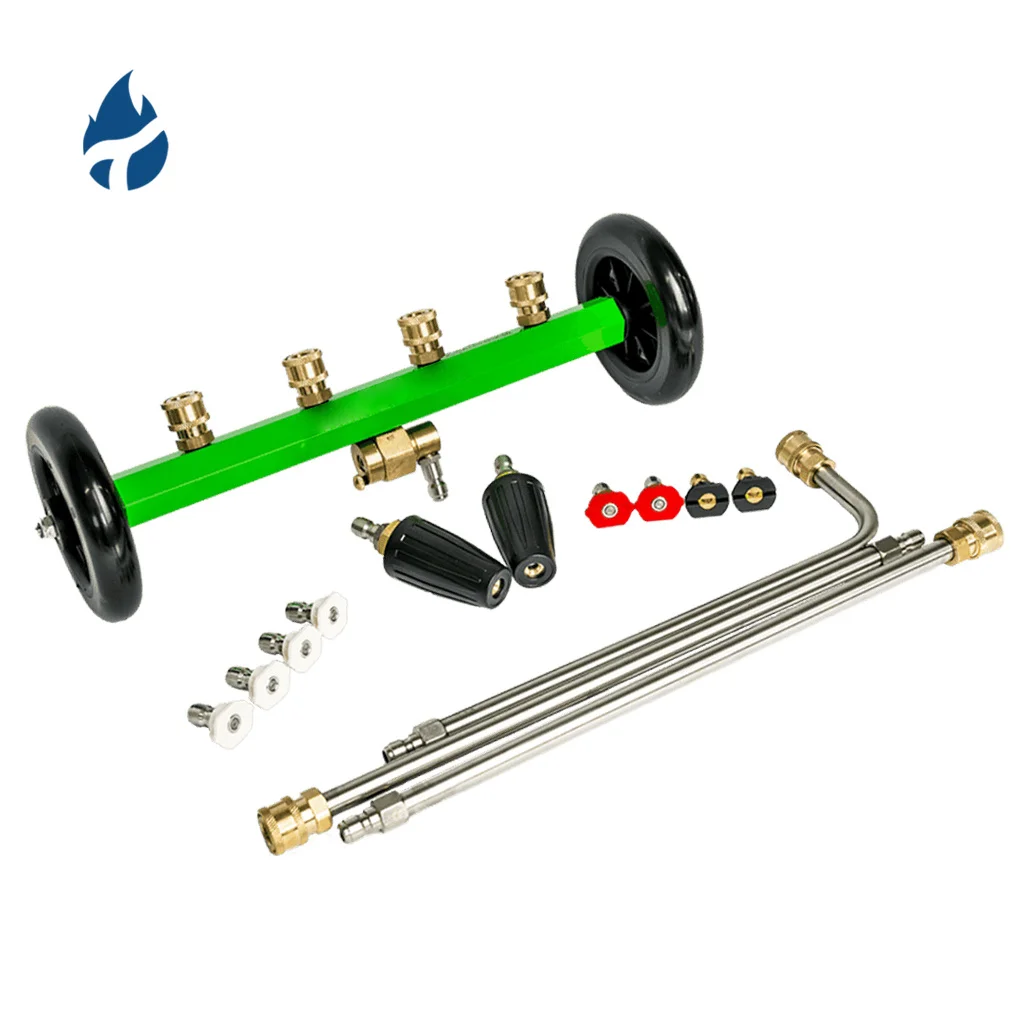 Multipurpose Undercarriage Cleaner Surface Cleaner 16 Inch Underbody Car Wash Water Broom Set