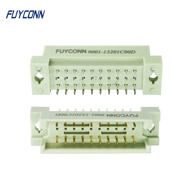 3 Rows Vertical Terminal PCB Male Eurocard connector, Male European Straight PCB 3Rows 30pin 48pin 96pin DIN41612 Connector