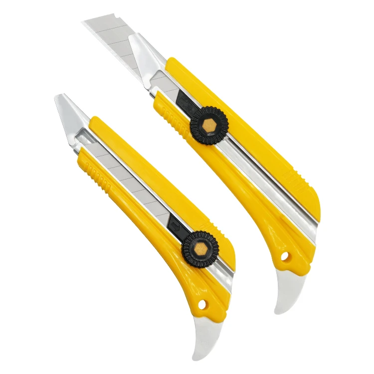2022 Manufore 18 mm Snap-off Knife Plastic ABS Handle Safety Cutter Knife Paper Cutter Blade Knife Blades Box Cutters Custom