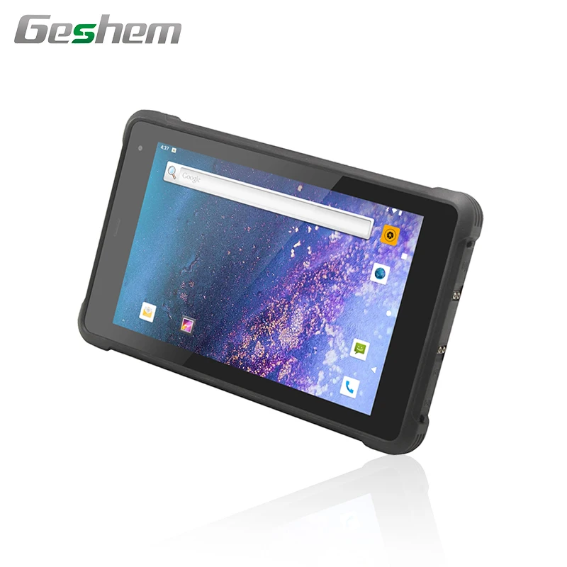 Outdoor Portable IP67 Waterproof 8 Inch Sunlight Readable 1000nits Rugged Tablet Android with NFC 2D GPS RFID
