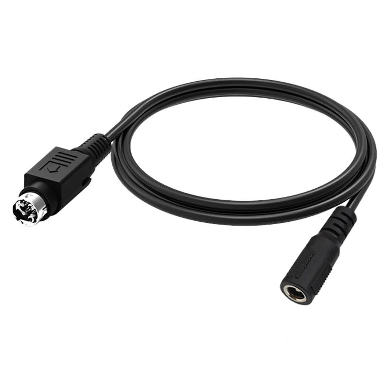 Mini DIN to DC5.5x2.1mm Md4 4pin 3 Pin Mini Din Power Male Connector Dvr Cctv Dc5.5*2.1 Power Cables