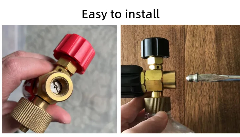 Foam Cannon Orifice Nozzle Tips, High Replacement Thread Nozzle Snow Foam Lance,1.1mm /1.25mm/1.4mm/1.7mm  Stainless Steel