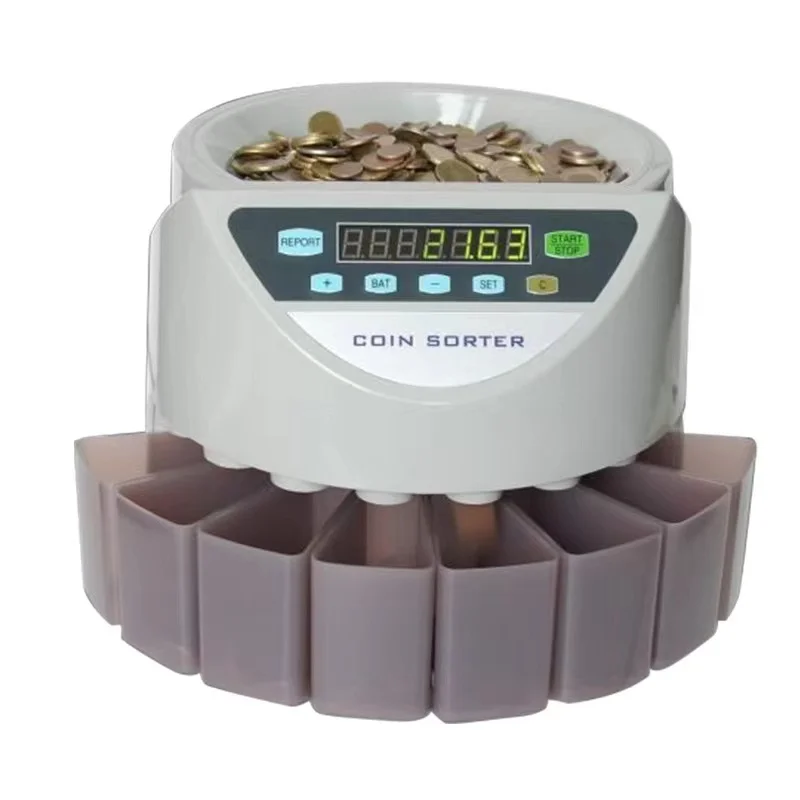Factory supply USD coin sorter US dollars EURO coin counting machine THB coin sorting machine