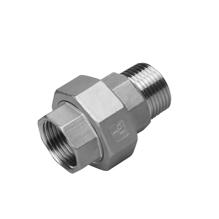 
CU-M/F-Z 304 Stainless steel union NPT pipe split coupling male female 1/4