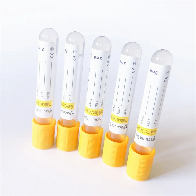 disposable different 0.5ml 4ml size vacuum cheap price medical grade edta durable in use blood test collection tube