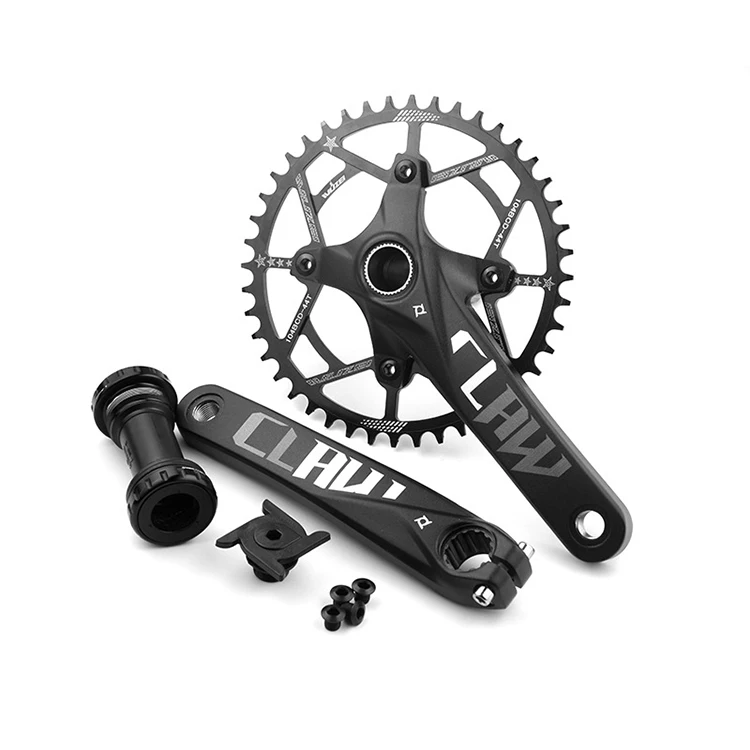 PROWHEEL Bicycle Crankset 170/175mm Mountain MTB Bike Crankset 104BCD 32T/38T/42T/52T Chainwheel Crank Sprocket With BB