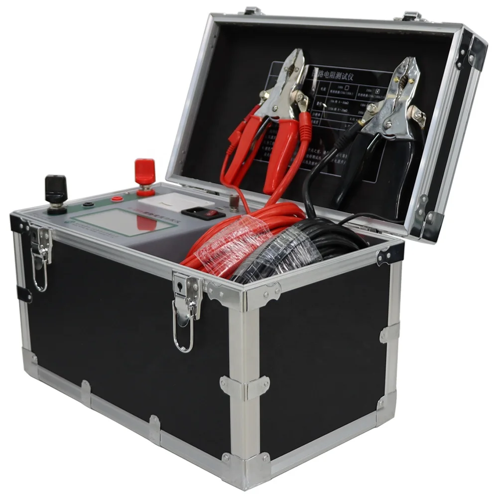 50A 100A 200A Micro Ohmmeter Micro Ohm Meter for Contact Resistance Test