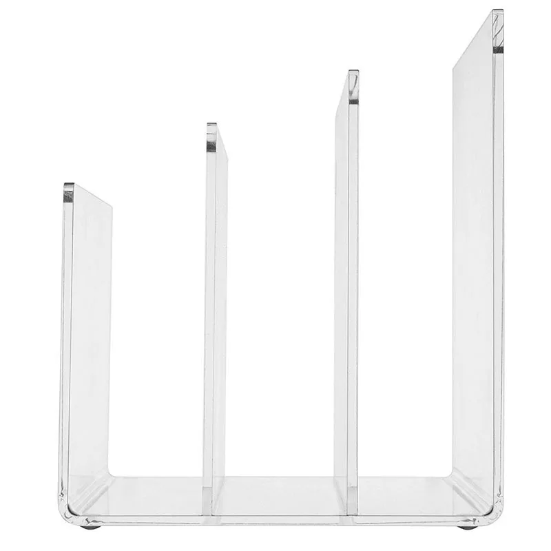 Factory Clear Plastic PMMA Acrylic Magazine Book Display Holder Stand