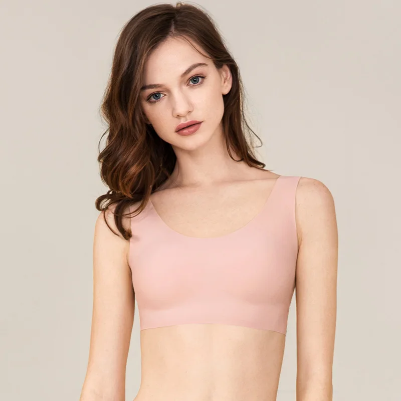 
2020 soutien gorge Strapless padded Seamless sexy tube top push up bride free size Bra With Dropshipping Seamless Bra 