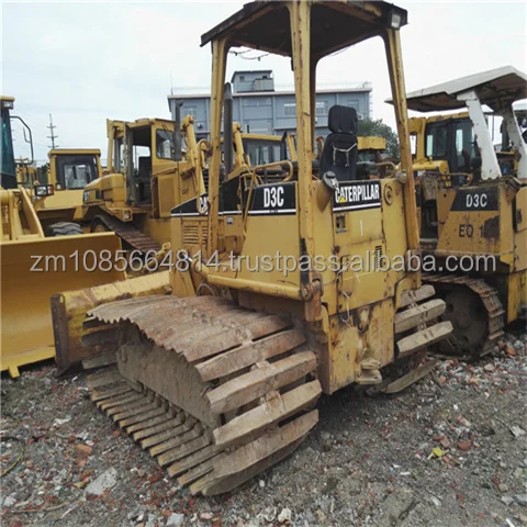 CAT D3C used mini bulldozer ORIGINAL caterpillar D3C D3G Swamp bulldozer D3 mini dozer