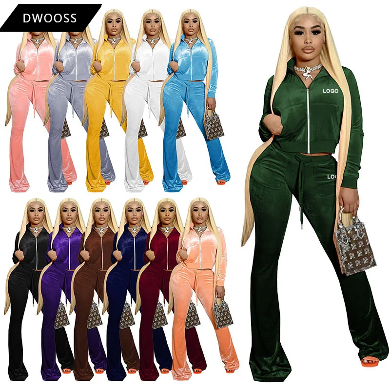 Sexy Soild Color Two Piece Sets For Women Casual Sports Outfits Women 2 Piece Set