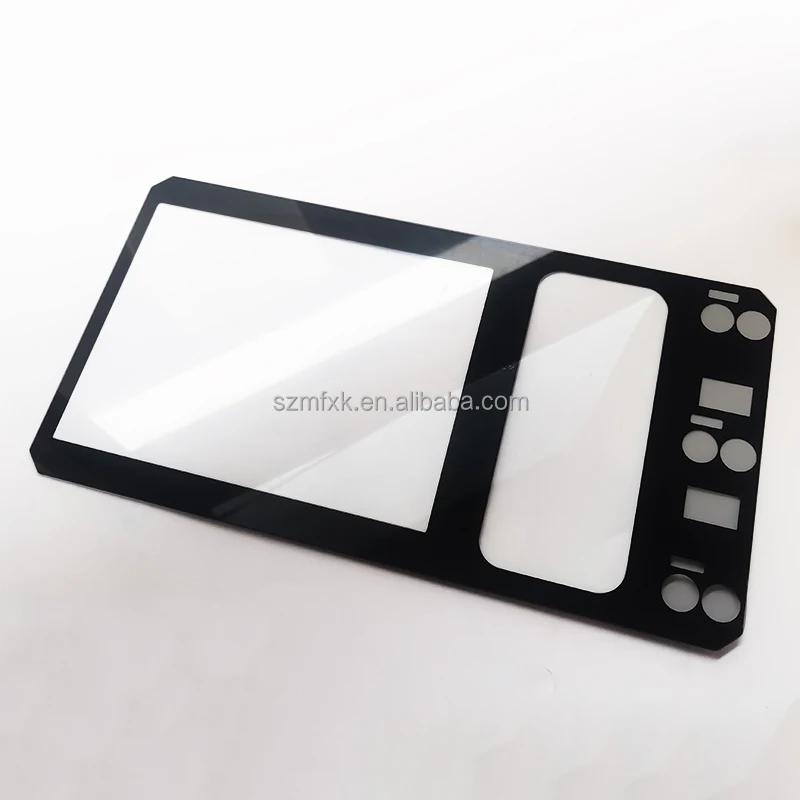 Manufacture of screen printed gorilla glass toughened display glass with 3M adhesive backing