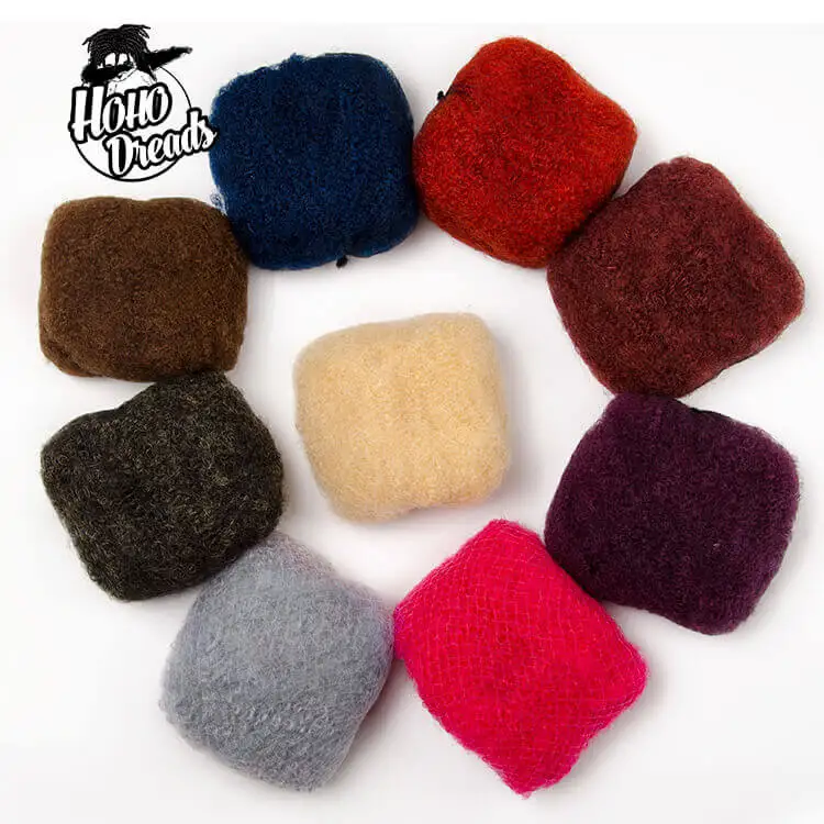 salt and pepper natural black mix gray Afro Kinkys Bulk 100% Human Virgin Hair Extension Dreadlocks Crochet Dreadlocks wholesale