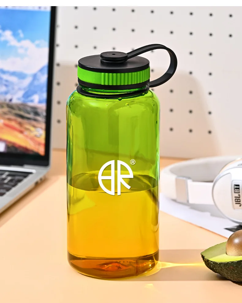 wide mouth plastic tritan sports drinking  water bottle