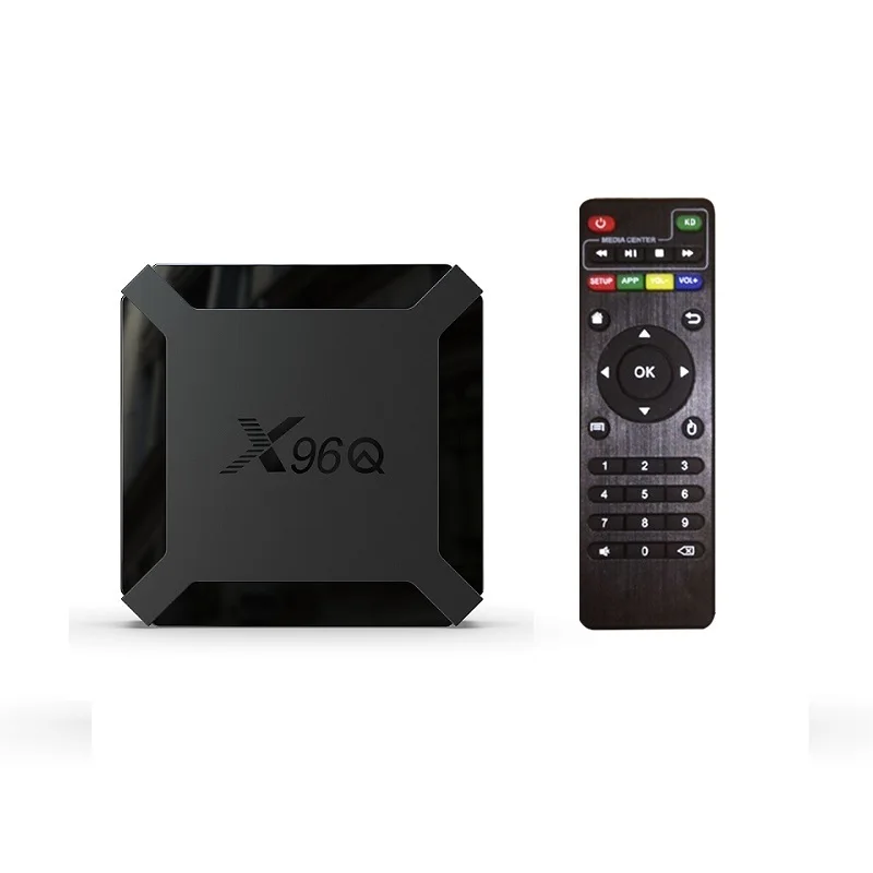 Big promotion price Android 10 media player digital 4K 1080p  Allwinner h313 smart tvbox 2gb 16gb X96Q Set-Top Box