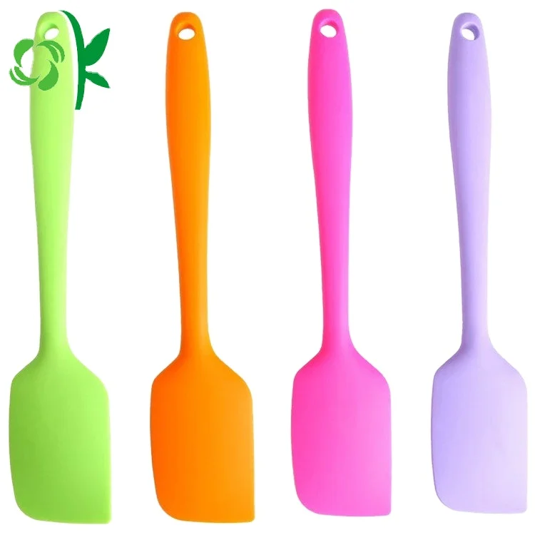 OKSILICONE spatulas De Silicona BPA Free Heat Resistant Cake Baking Tools Silicone Mixing Cream Butter Scraper Spatula Cake Tool